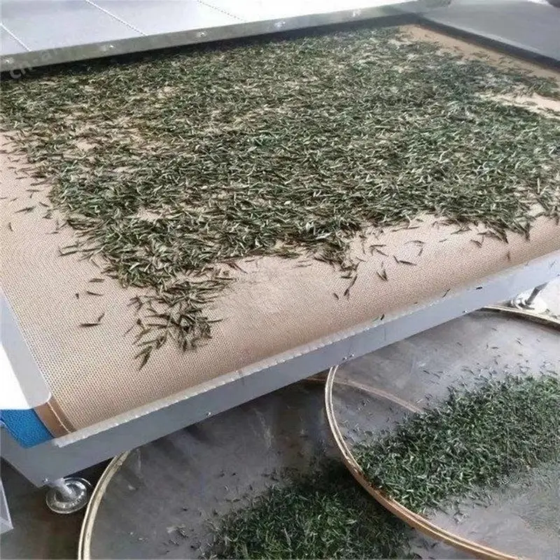 Food Grade PTFE Mesh Conveyor Belt for Tea Microwave Fixing & Drying