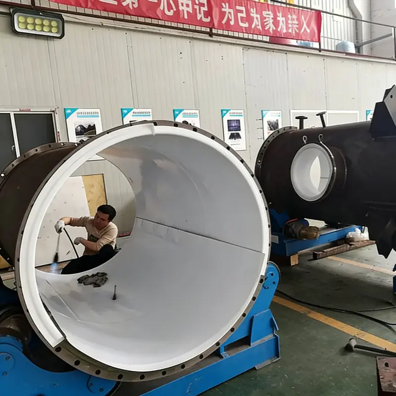 Tight-Lined 4F Lining Plate for Chemical Processing Equipment